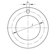 推力墊圈 EGW32-E40, 推力墊圈，免維護，帶鋼襯