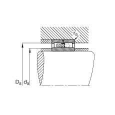 圓柱滾子軸承 NNU4922-S-M-P5-C3, 浮動(dòng)軸承，雙列，可分離，帶保持架