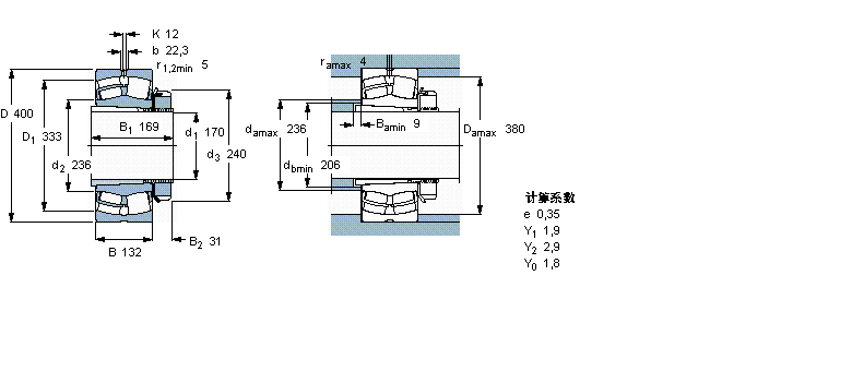 SKF 球面滾子軸承, 帶緊定套的22338CCK/W33+H2338樣本圖片