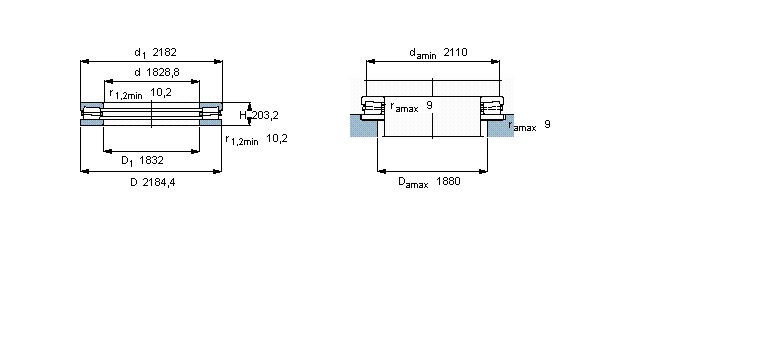 SKF 圓錐滾子推力軸承, 單向BFSB353320/HA4樣本圖片