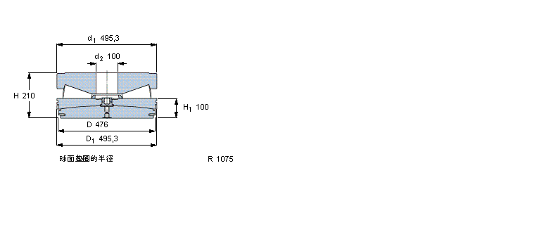 SKF 圓錐滾子推力軸承, 螺釘固定軸承353075A樣本圖片
