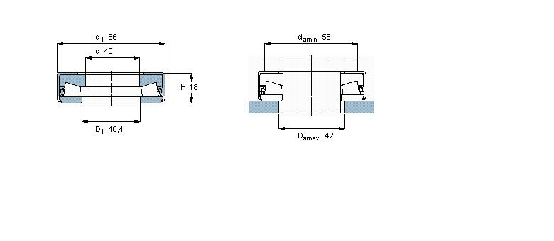 SKF 圓錐滾子推力軸承, 單向353166B/HA3樣本圖片
