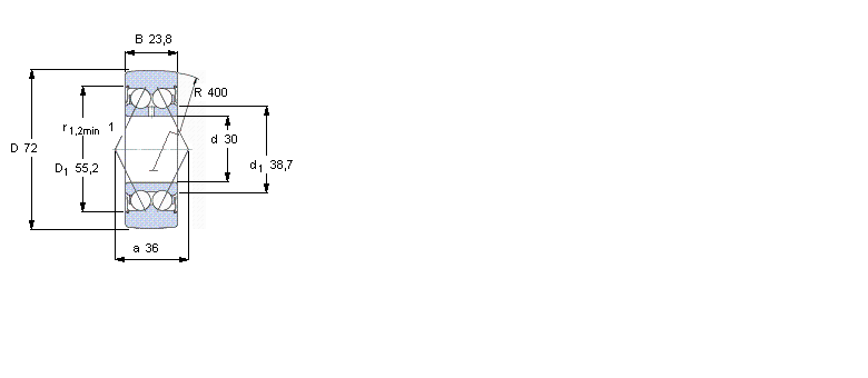 SKF 凸輪滾柱305806C-2Z樣本圖片