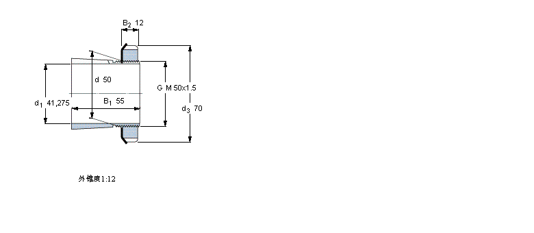 SKF 用于英制軸的緊定套HS2310樣本圖片