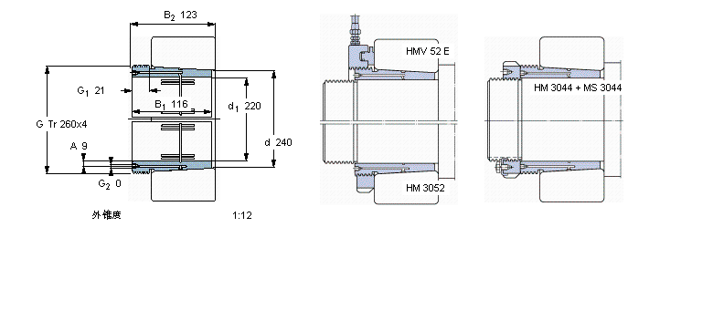 SKF 退卸套AOH3048樣本圖片