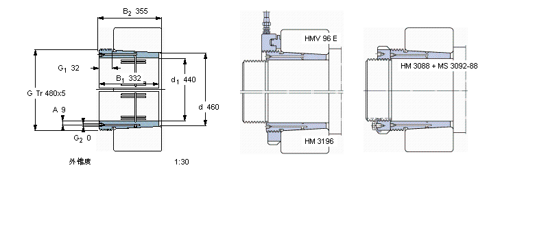 SKF 退卸套AOH24192樣本圖片