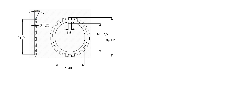 SKF MB(L)鎖定墊圈MB8樣本圖片