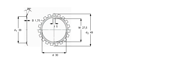SKF MB(L)鎖定墊圈MB6C樣本圖片