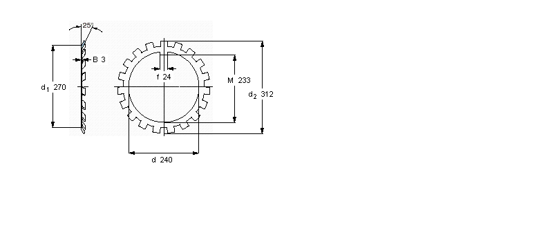 SKF MB(L)鎖定墊圈MB48樣本圖片
