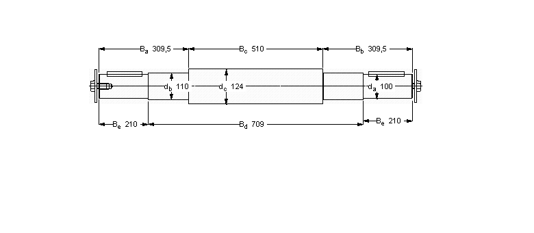 SKF 雙軸承單元, 用PDNB單元的軸VJ-PDNB322樣本圖片