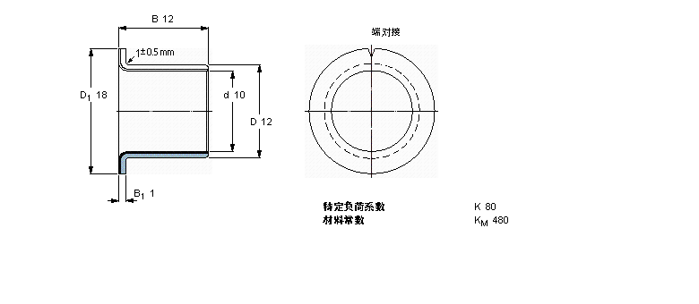 SKF 復(fù)合干滑動帶法蘭軸套PCMF101212E樣本圖片
